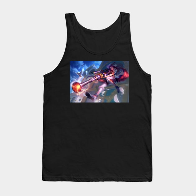 Sniper Tank Top by JerryLoh Art